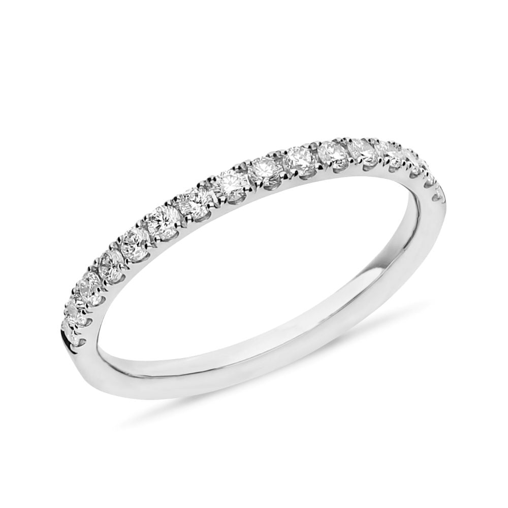 Micro Claw Set Brilliant Cut Wedding Ring