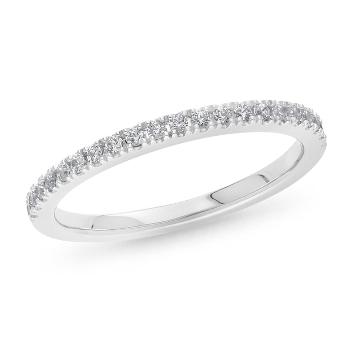 Micro Claw Set Brilliant Cut Wedding Ring