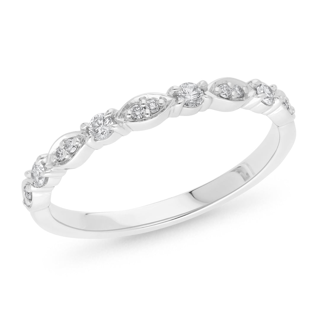 Claw Set Brilliant Cut Wedding Ring