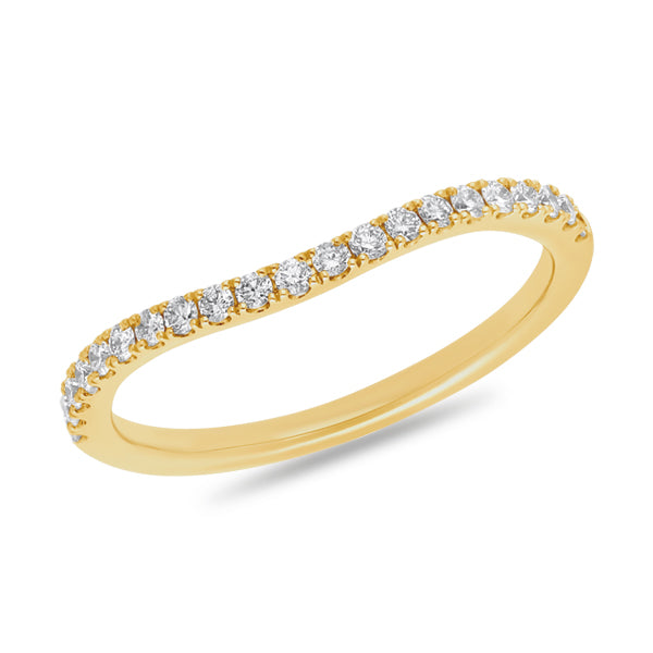 Mirco Claw Set Brilliant Cut Wedding Ring