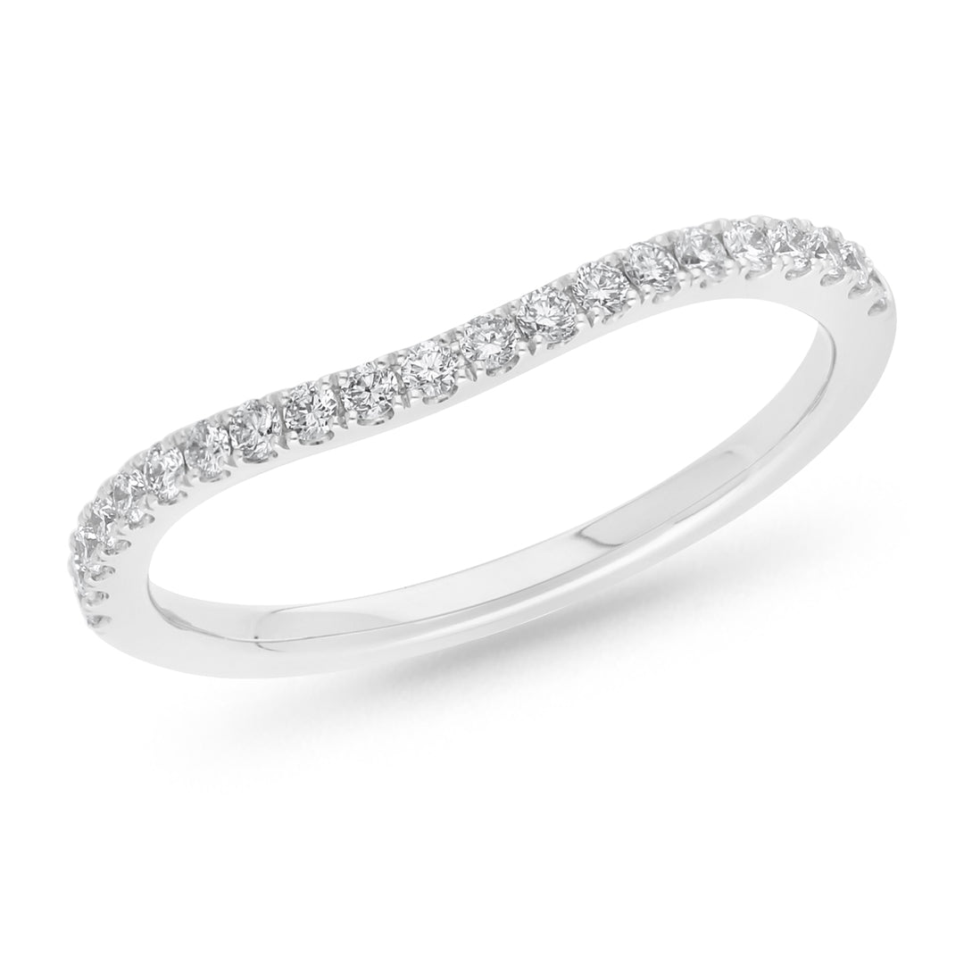 Mirco Claw Set Brilliant Cut Wedding Ring