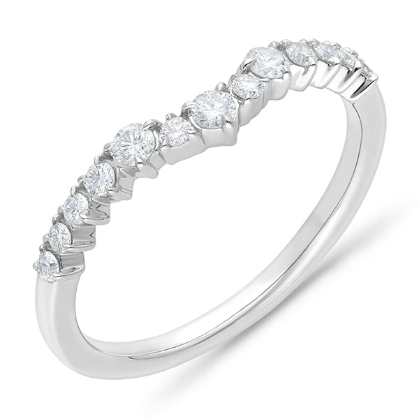Claw Set Brilliant Cut Wedding Ring