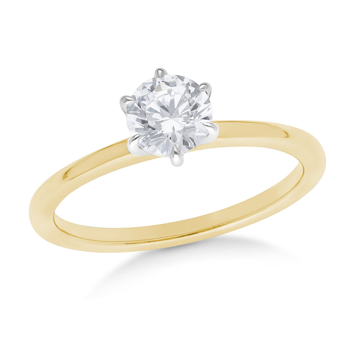 Claw Set Brilliant Cut Solitaire Engagement Ring