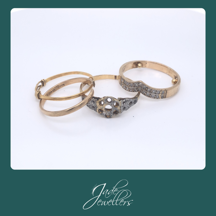 Custom Made 18ct Yellow Gold Diamond Ring