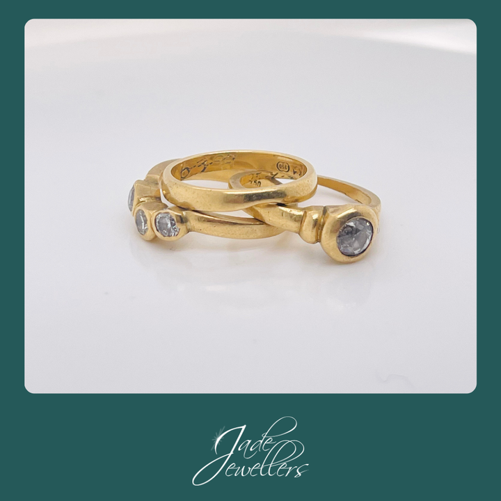 Custom Made 18ct White Gold Diamond Wedding Set