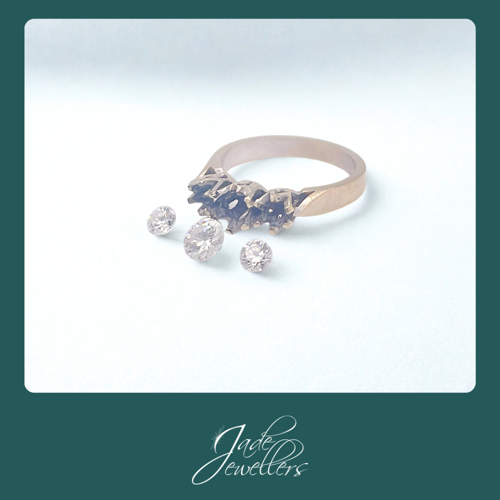 Custom Made 9ct White Gold Diamond Ring