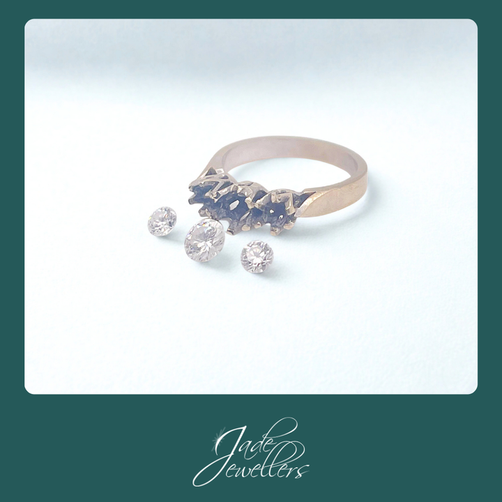 Custom Made 9ct White Gold Diamond Ring