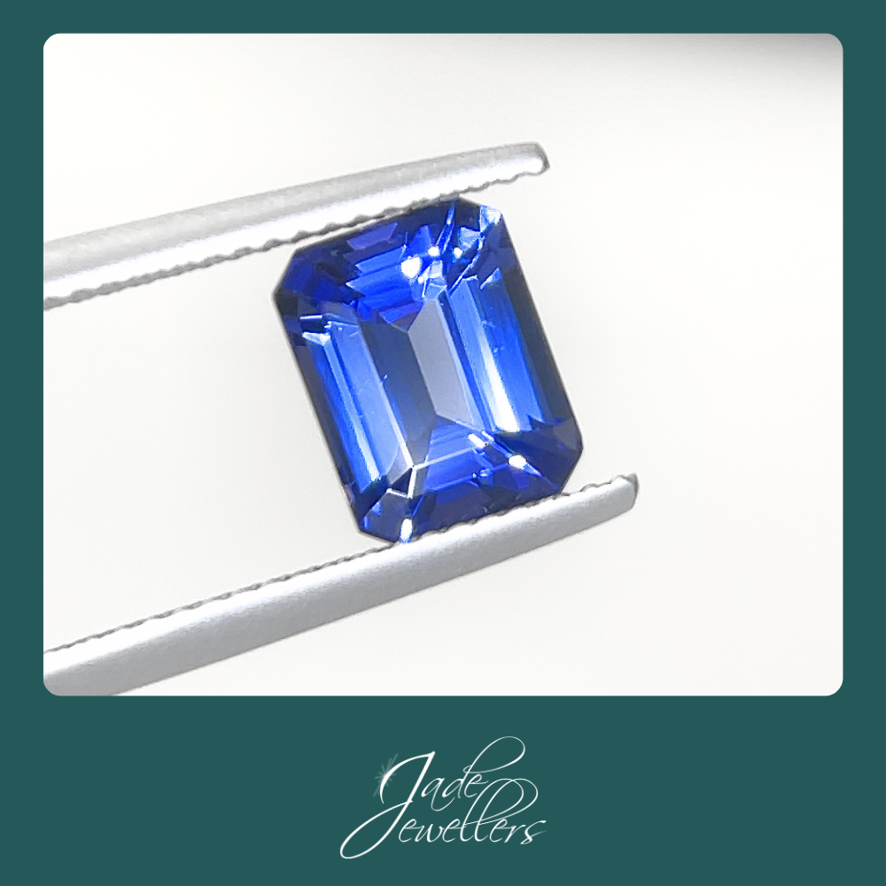 Custom Made 18ct White Gold Tanzanite Engagement Ring