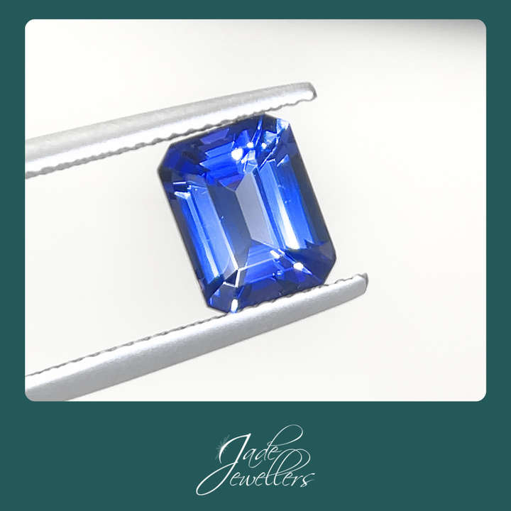 Custom Made 18ct White Gold Tanzanite Engagement Ring