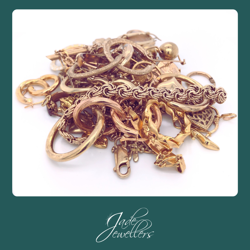 Custom Made 9ct Yellow Gold Multi Stone Cross Pendant