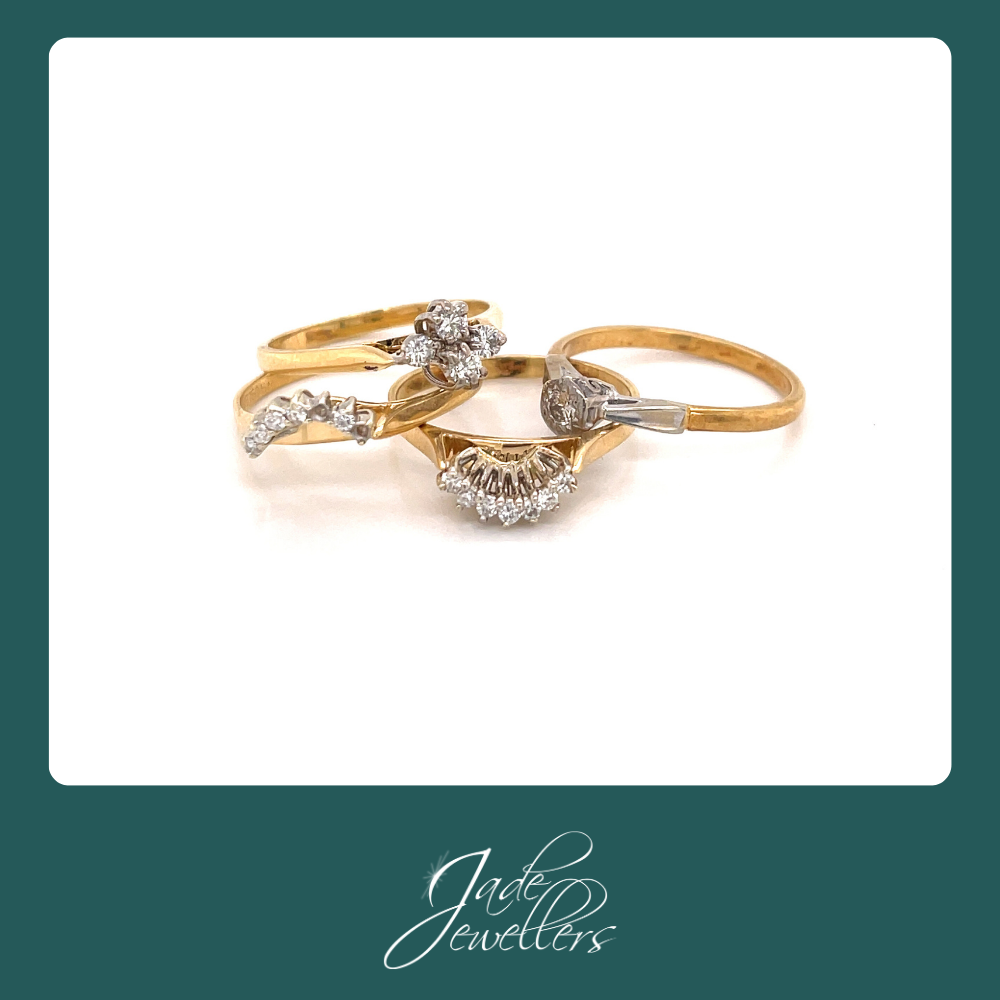 Custom Made 18ct Yellow Gold Diamond Ring
