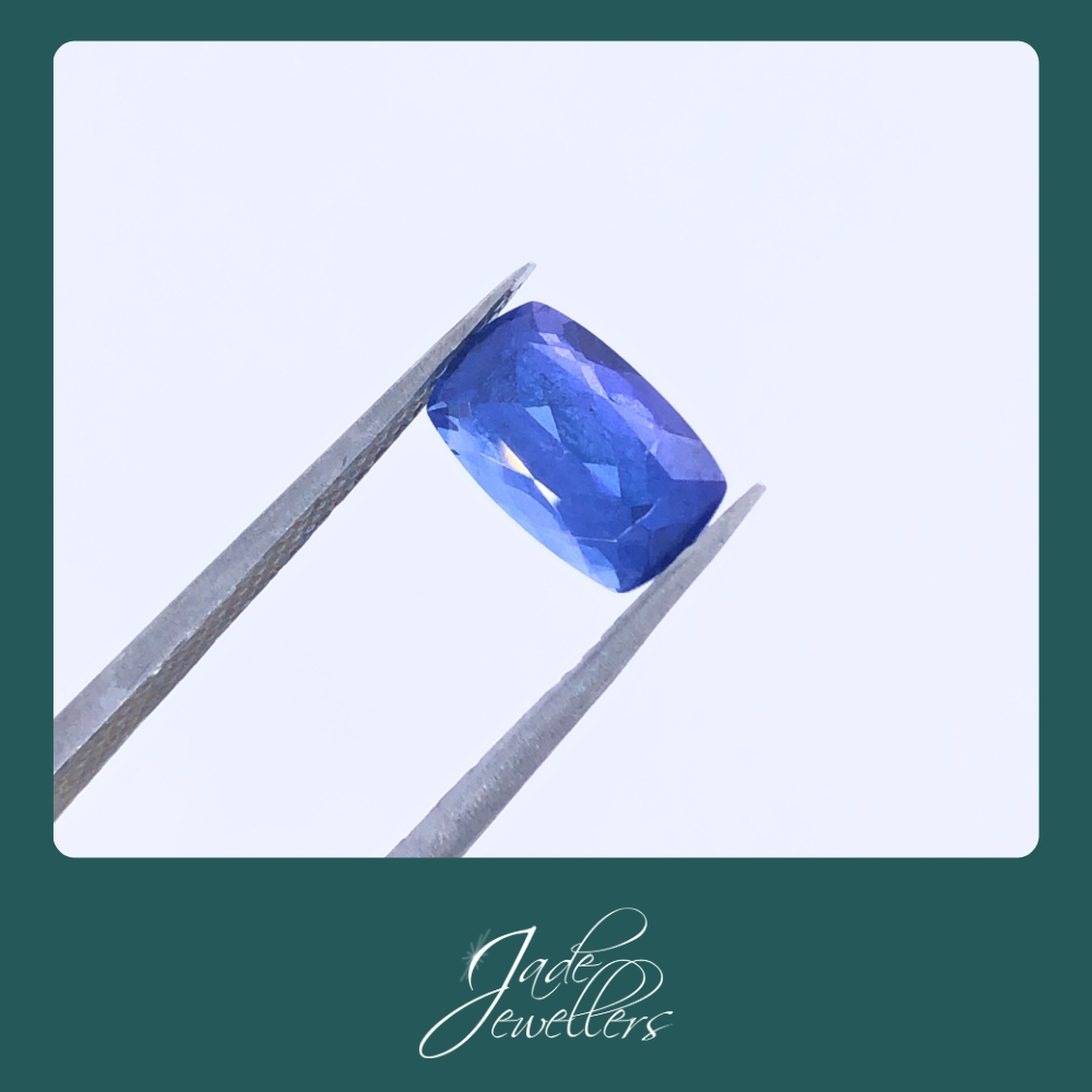 Custom Made 18ct Yellow & White Gold Tanzanite & Diamond Ring