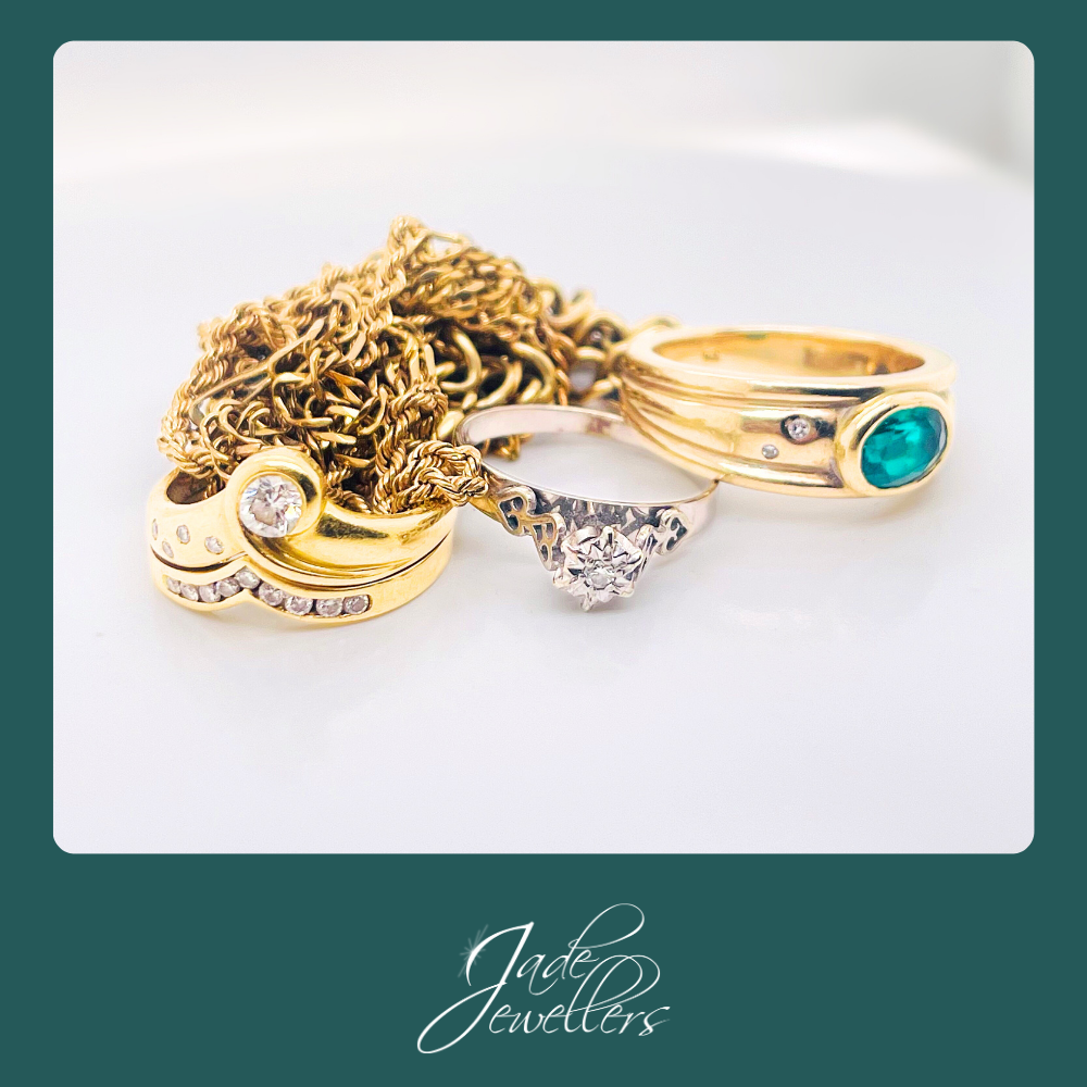 Custom Made 9ct Yellow Gold Diamond Ring