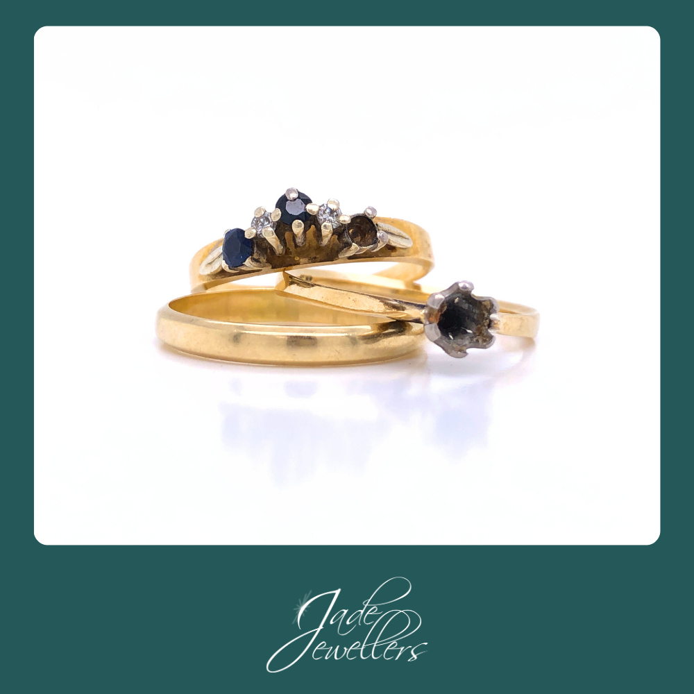 Custom Made 18ct Yellow & White Gold Diamond Ring