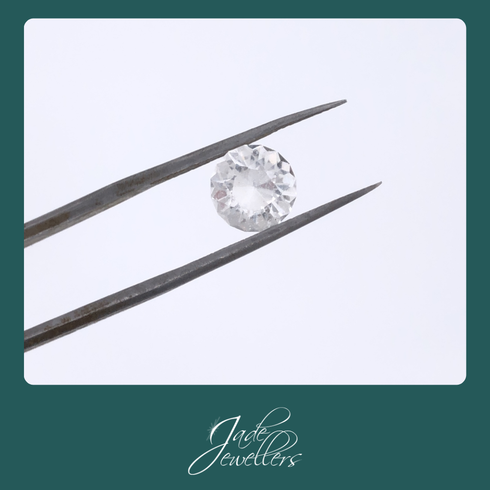 Custom Made 9ct Yellow Gold Light Blue Topaz Pendant