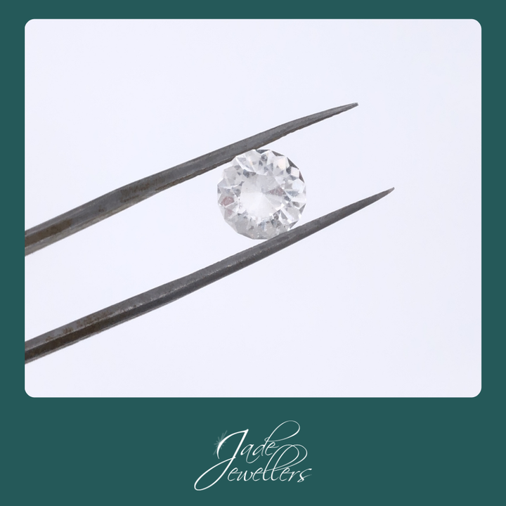 Custom Made 9ct Yellow Gold Light Blue Topaz Pendant