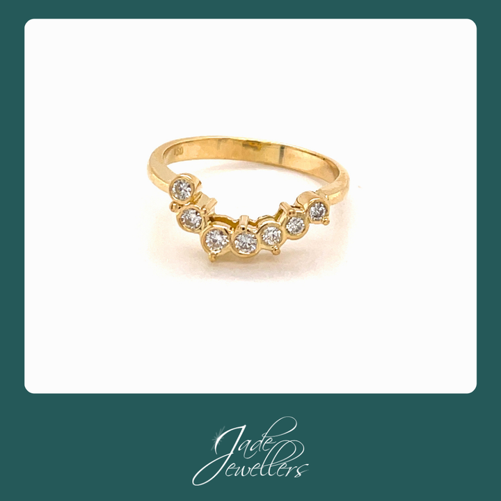 Custom Remake 18ct Yellow Gold Diamond Wedding Set