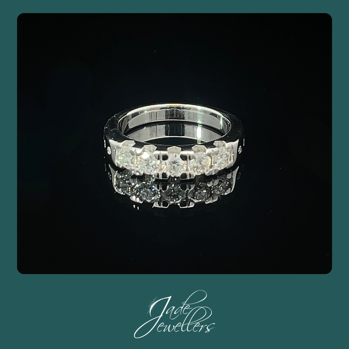 Custom Made 18ct White Gold Diamond Ring