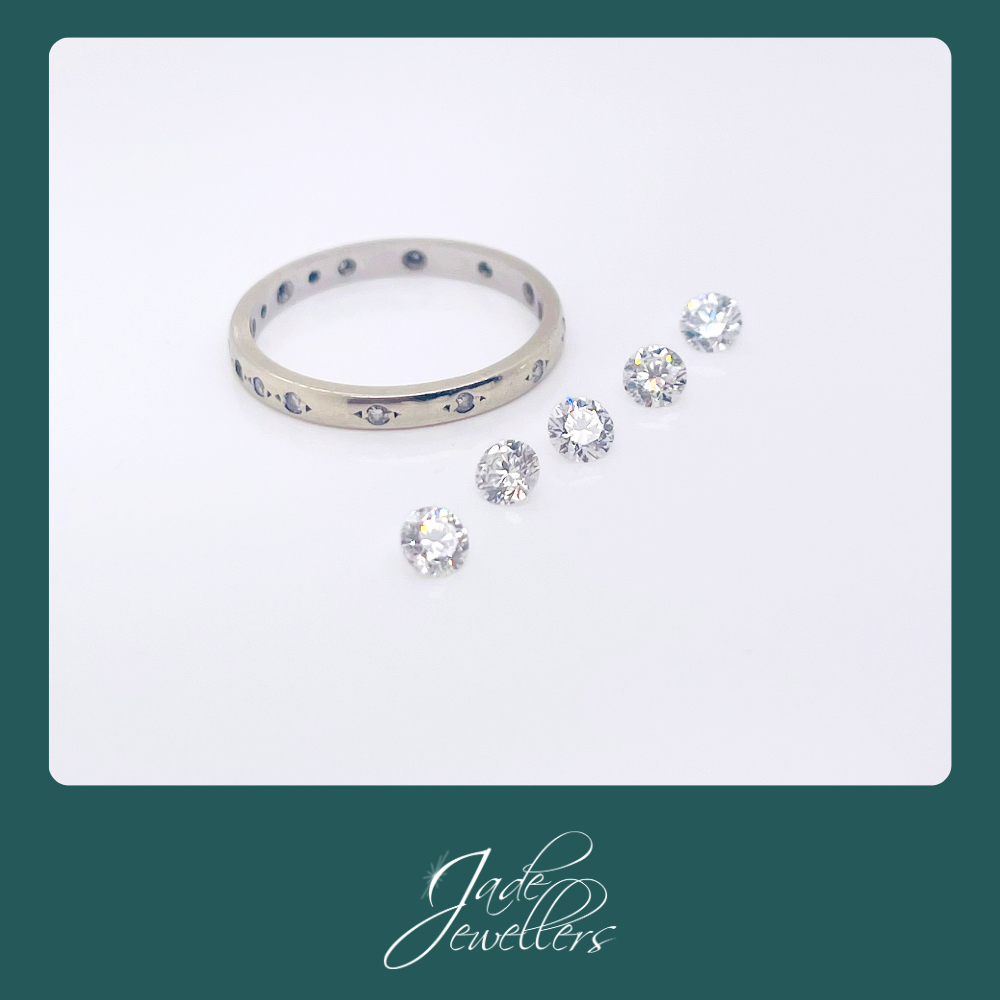 Custom Made 18ct White Gold Diamond Ring