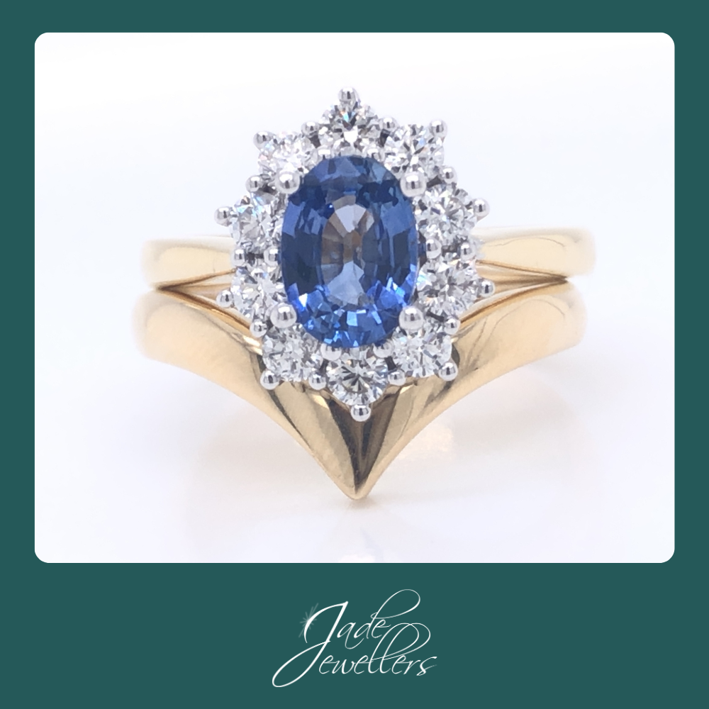 Custom Made 18ct Yellow Gold "V" Wedding Ring