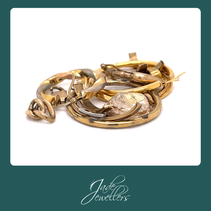 Custom Made 9ct Yellow & White Gold Diamond Ring