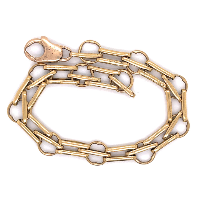 Custom Remake 9ct Yellow Gold Bar Bracelet