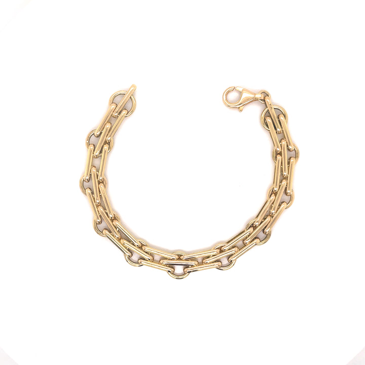 Custom Remake 9ct Yellow Gold Bar Bracelet