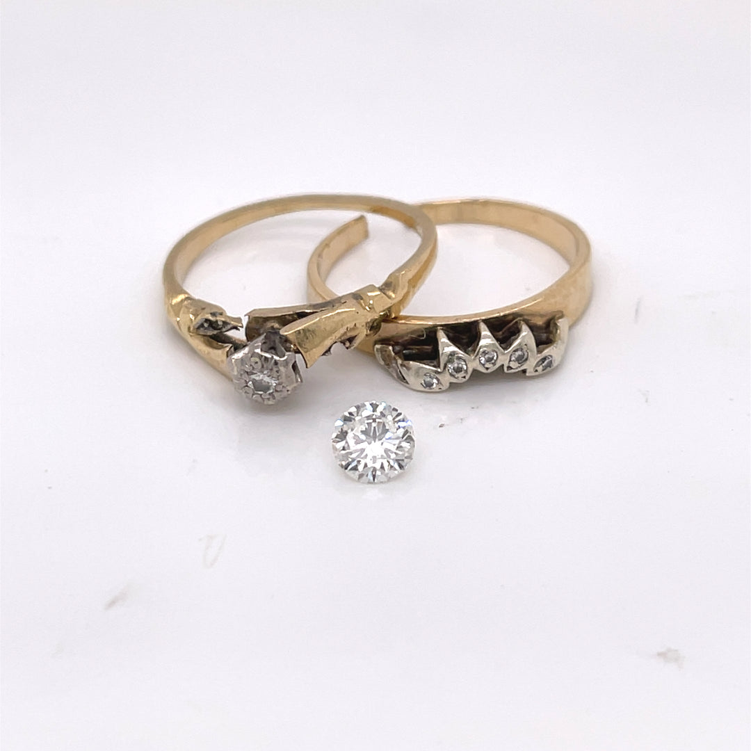 Custom Made 18ct Yellow Gold Engagement Ring
