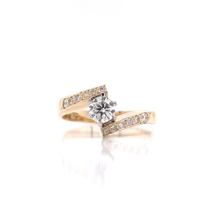 Custom Made 18ct Yellow Gold Engagement Ring