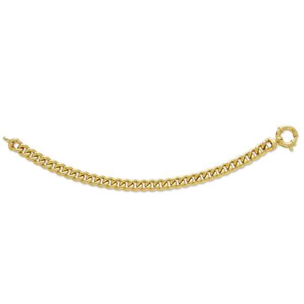 9ct Yellow Gold Silver Filled Bracelet with Euro Clasp