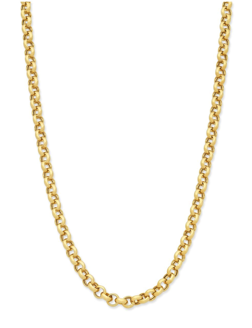 9ct Yellow Gold Silver Filled Chain