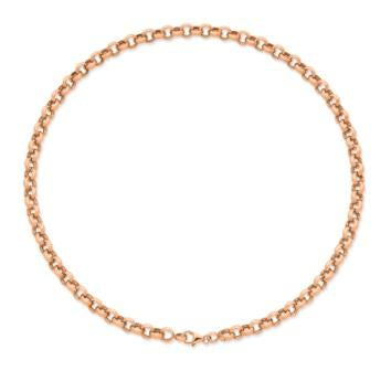 9ct Rose Gold Silver Filled Chain