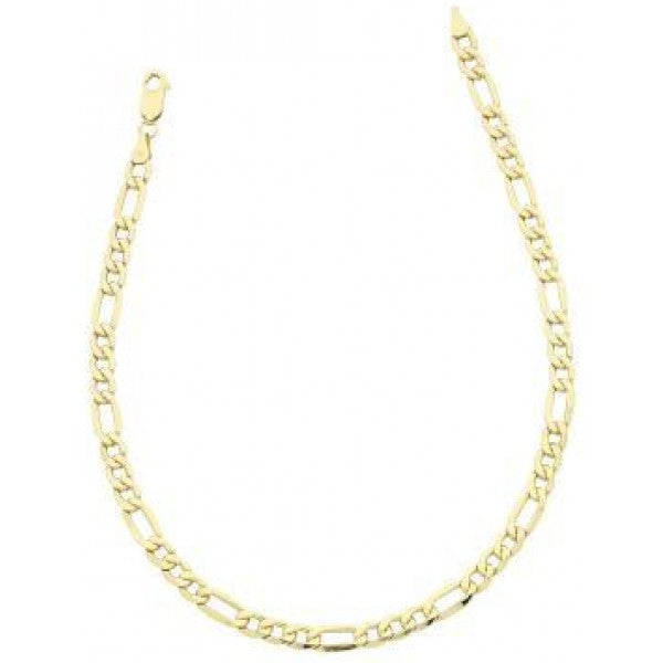 9ct Yellow Gold Silver Filled Chain