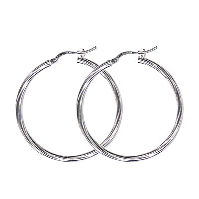 Sterling Silver Hoop Earrings