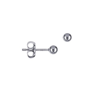 Sterling Silver Ball Stud Earrings