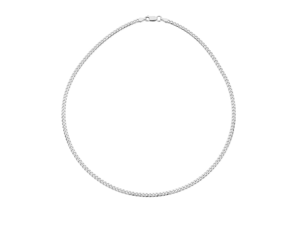Sterling Silver Curb Chain 50cm
