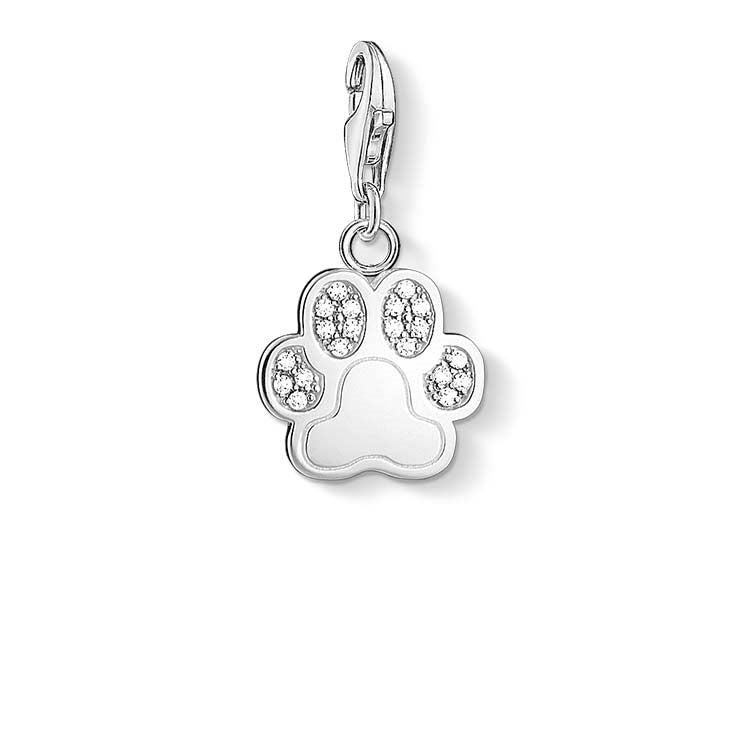 Thomas Sabo "Charm Club" Paw Pavé Charm