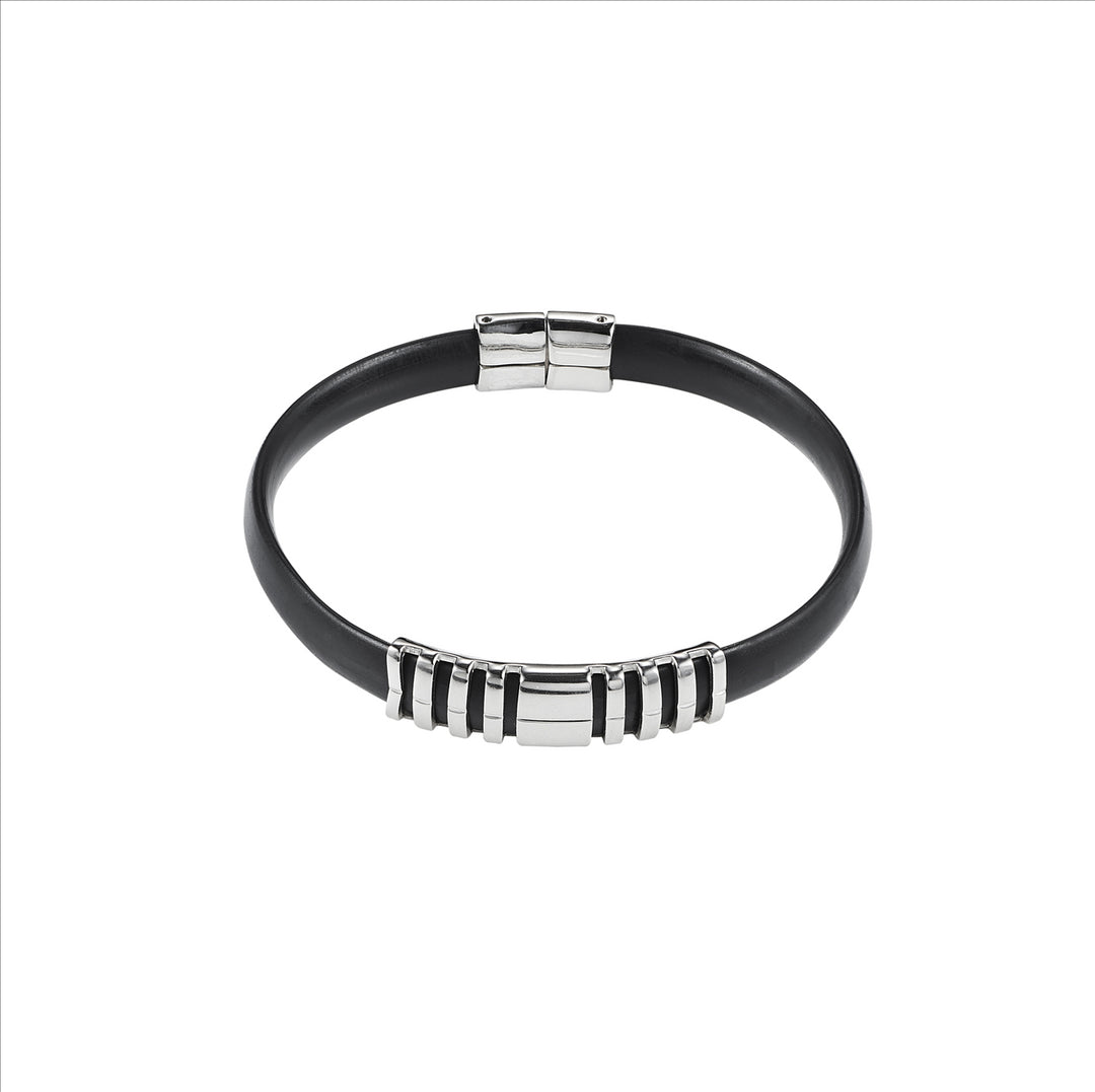 Cudworth Stainless Steel & Rubber Bracelet