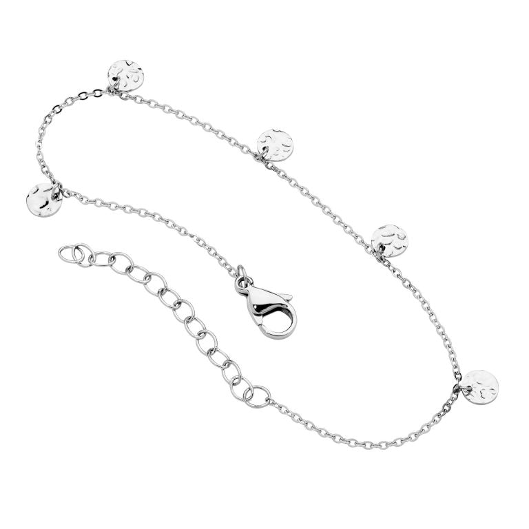 Ellani Stainless Steel Charm Bracelet
